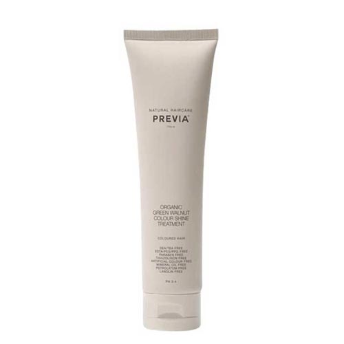 KEEPING - COLOURED HAIR: ORGANIC GREEN WALNUT COLOUR SHINE TREATMENT - PREVIA